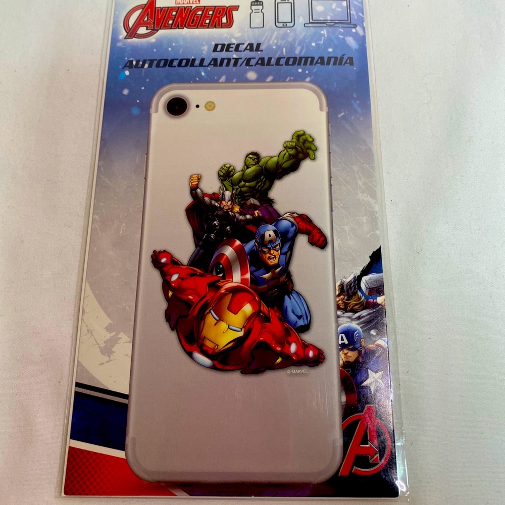 Marvel Avengers Decal Sticker Hulk, Thor, Captain America, & Iron Man Superhero